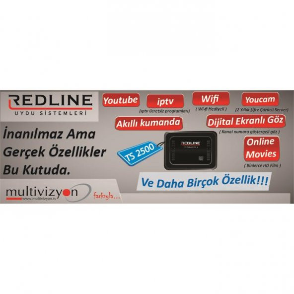 Redline TS 2500 HD Plus FullHD Mini Uydu Alıcısı - 7