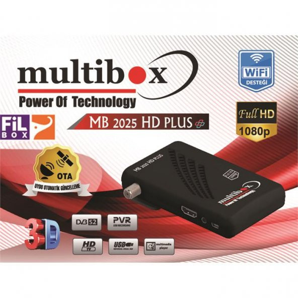 Multibox Mb-2025 HD Plus + Filbox Modül 1 Yıllık