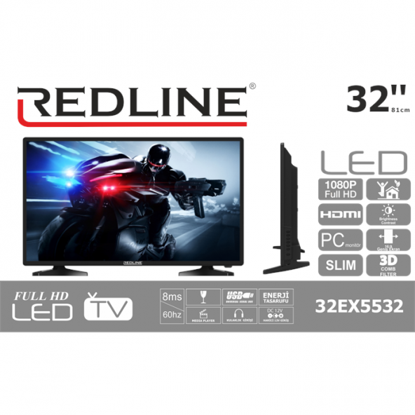 Redline 32 inc Full HD Led Televizyon