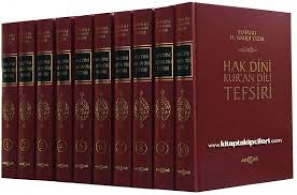 HAK DİNİ KURAN DİLİ ELMALILI TEFSİRİ AKÇAĞ(10 CİLT)