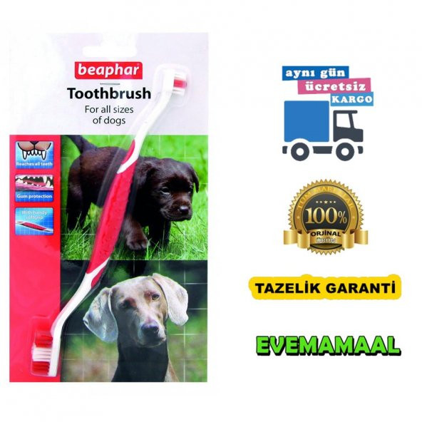 Köpekler İçin Diş Fırçası Beaphar Köpek Diş Fırçası