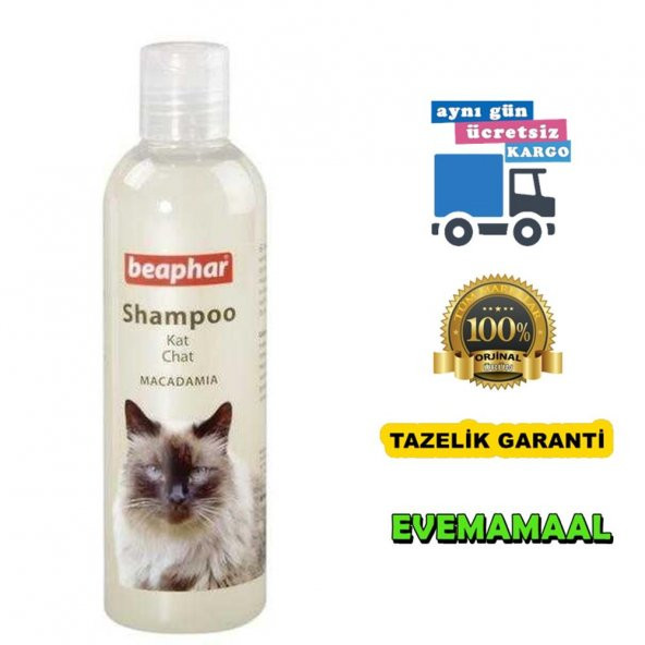 Kediler İçin Beaphar Shampoo Kedi Şampuanı 250 Ml