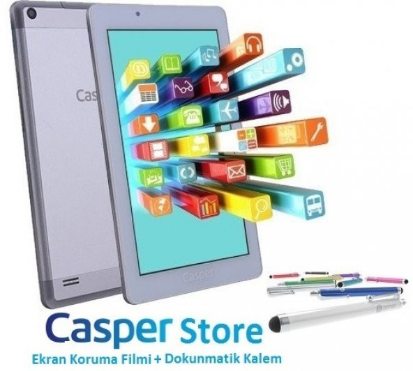 Casper Via S17 - 7" HD Dört Çekirdek 16GB 5MP Metal Dizayn Tablet
