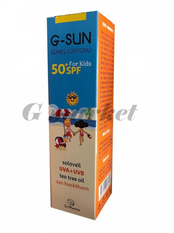 G-SUN Kids (Çocuk)  Spf50 Yüz ve Vücut Losyonu 100ml