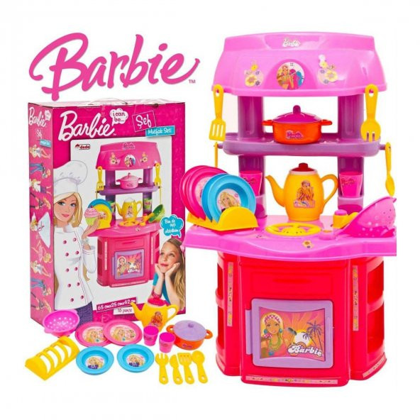 16 Parça Barbie Mutfak Seti 5034