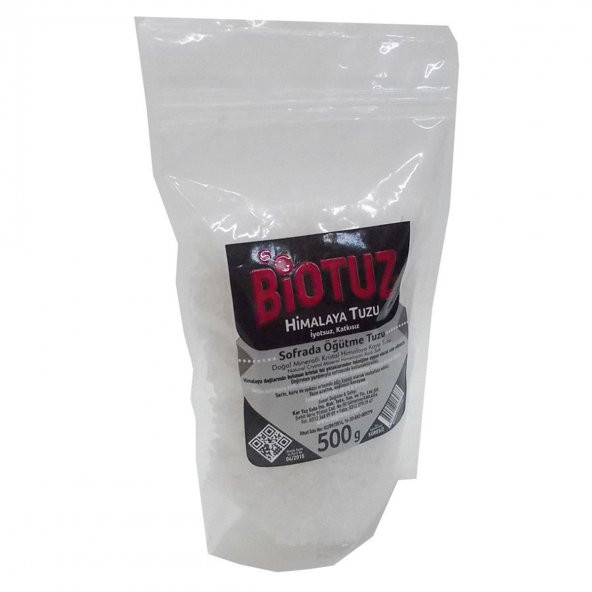 Biotuz Yemeklik Himalaya Kristal Çakıl Kaya Tuzu Beyaz 500 Gr - 6