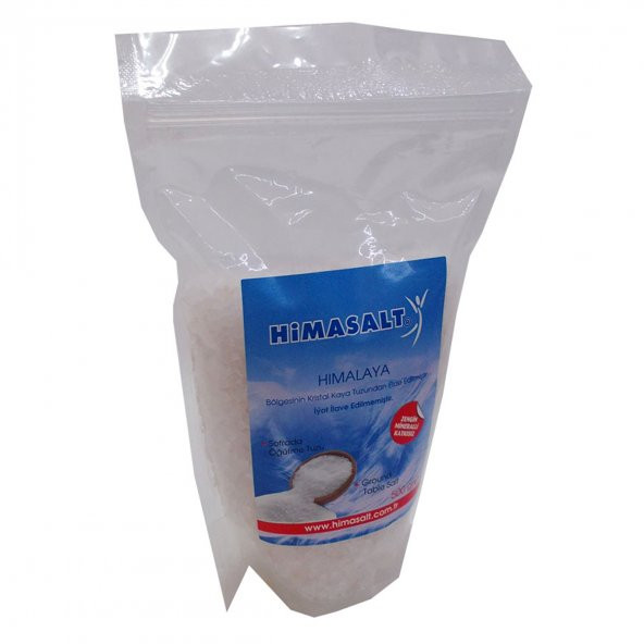 Himasalt Yemeklik Himalaya Kristal Çakıl Kaya Tuzu Beyaz 500 Gr - 3