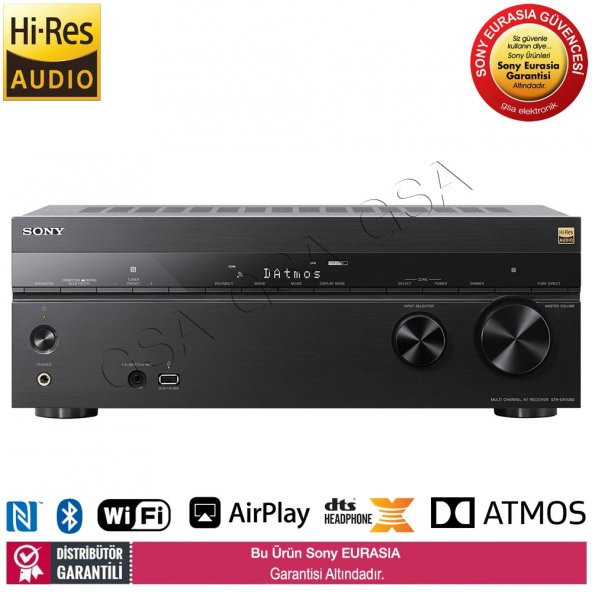 SONY STR-DN1080 Dolby Atmos, DTS X Hi-Res 7,2 Kanal Sinema Anfisi