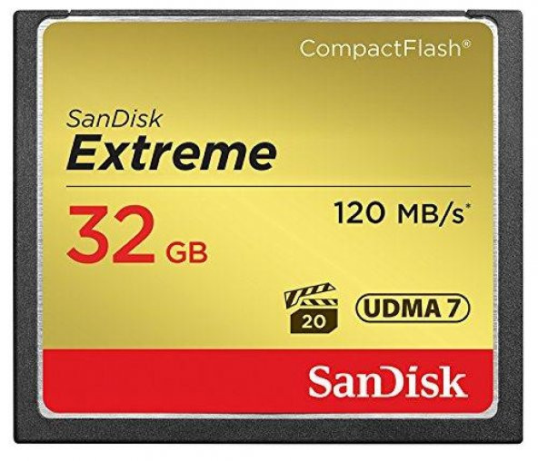 Sandisk Extreme 64GB CF Compact Flash Hafıza Kartı 120MB/s 800x
