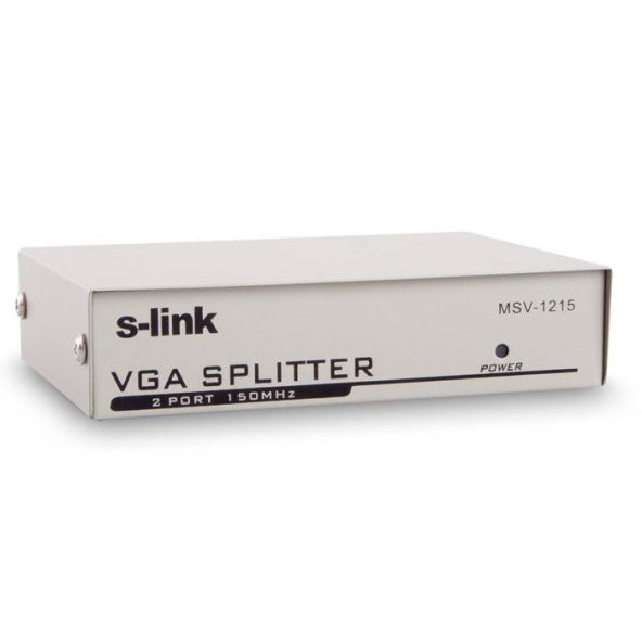 S-link MSV-1215 2 VGA 150Mhz Monitör Çoklayıcı