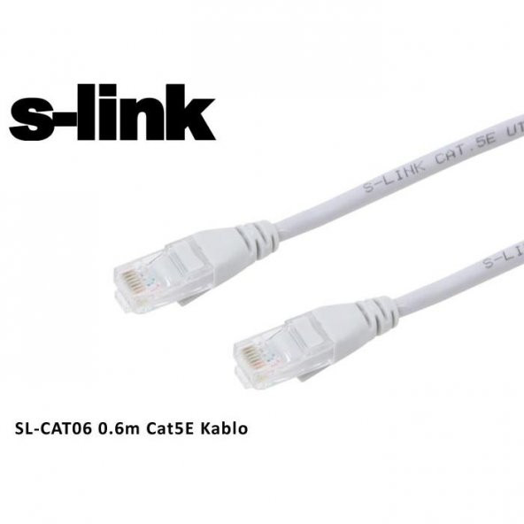S-link SL-CAT06 0.6m Cat5E Kablo