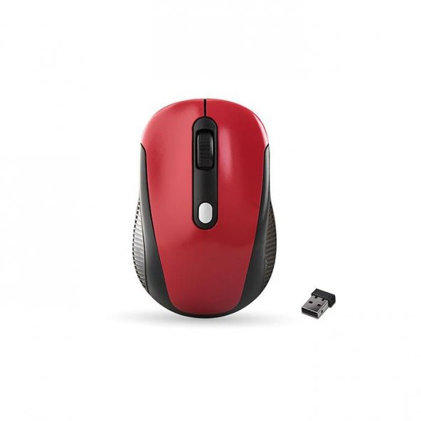 Everest SM-527 Usb Kırmızı Kablosuz Mouse