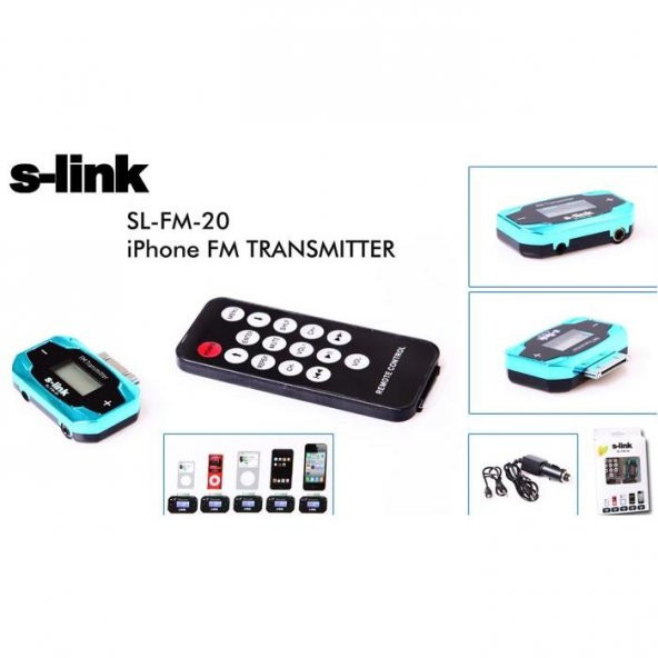 S-link SL-FM-20 iPhone Fm Transmitter