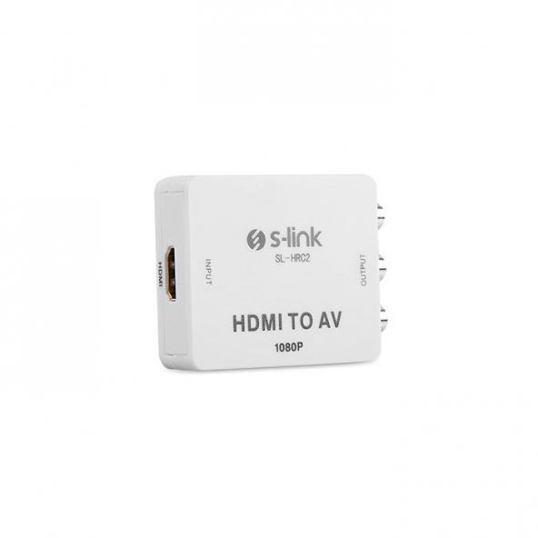 S-Link SL-HRC2 HDMI TO AV 1080P Mini Model Dönüştürücü