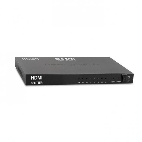 S-Link SL-LU6218 8 Port 4K*2K HDMI Splitter