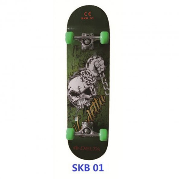 Delta Çok Renkli Skateboard Silikon Kaykay SKB01