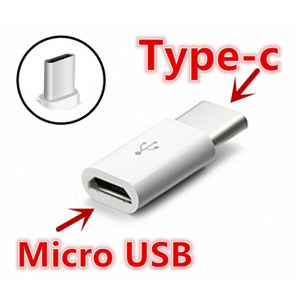 TYPE-C USB TO USB DÖNÜŞTÜRÜCÜ İÇİN OTG BEYAZ RENK
