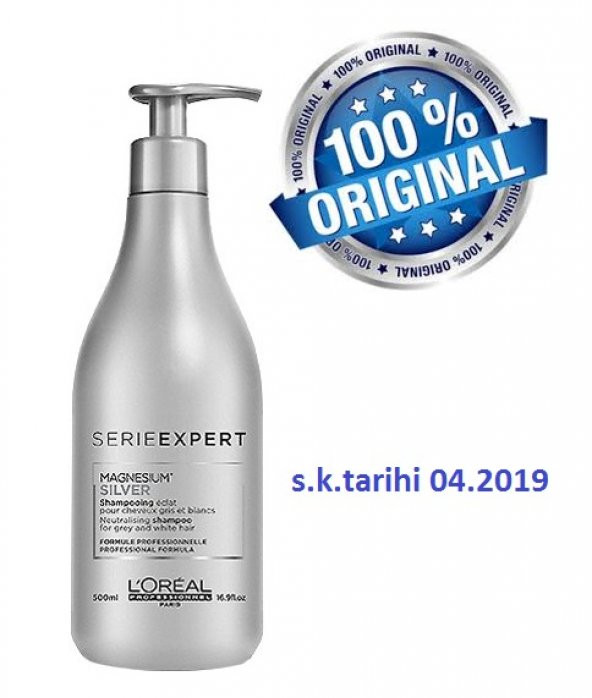 Loreal Serie Expert Magnesium Silver Şampuan 500 ml
