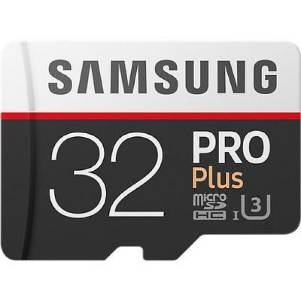 Samsung Pro Plus 32GB Micro SD Hafıza Kartı 4K U3 100-90MB/s (MB-