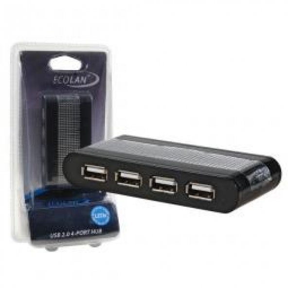 ECOLAN® 4 PORT USB ÇOKLAYICI / ÇOĞALTICI USB HUB 2.0 HUB