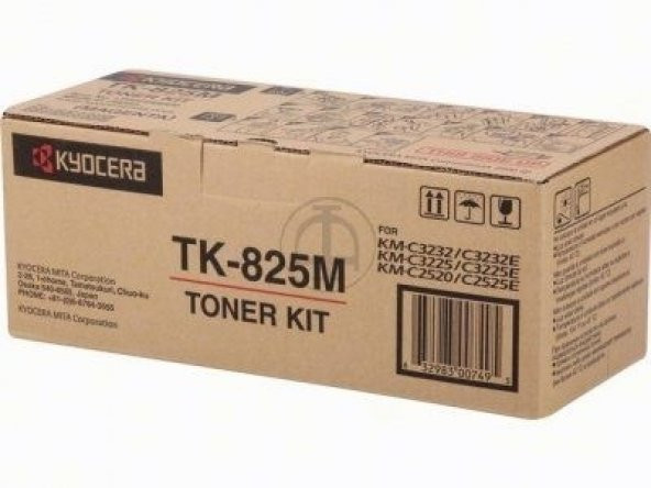 KYOCERA TK-825M KIRMIZI ORJİNAL TONER KM-C2520 / 2525 / 3225