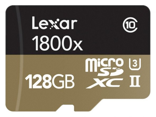 Lexar 128GB Micro SD Hafıza Kartı UHS-II U3 4K 270MB/s 1800x