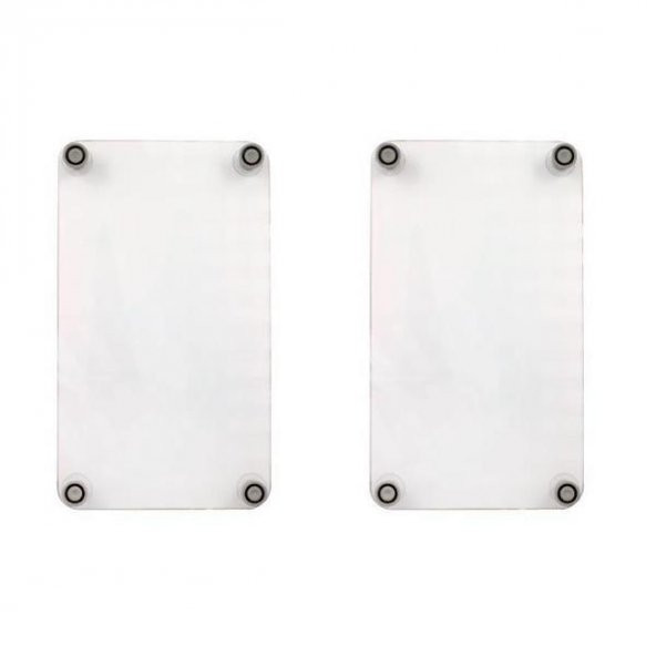 Ocak Koruyucu Kesme Tahtası 2 li Makaronlu Gül 30*52 cm - 2