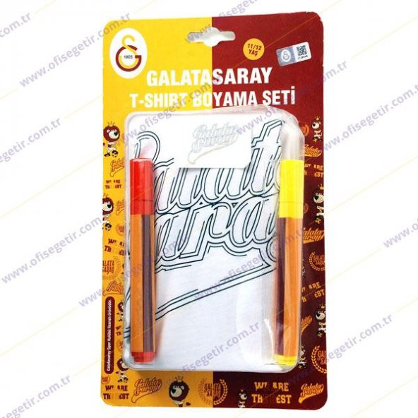 EDDİNG GALATASARAY T-SHIRT BOYAMA SETİ  7/8 YAŞ