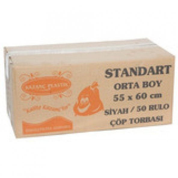 Orta boy Çöp Poşeti 55*60 Kazanç Plastik- Koli