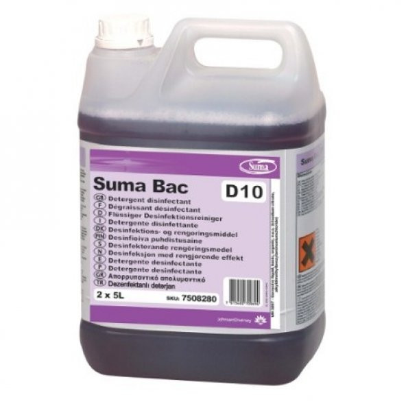 SUMA Bac D10 Sanitizeri deterjan 5 Kg