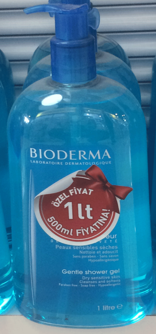 Bioderma Atoderm Gentle Shower Gel 1Lt