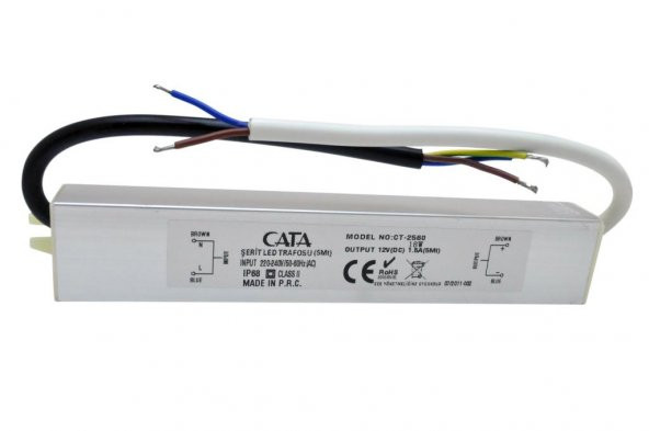 CATA  1,5A LED TRAFOSU (18W) 12V IP67