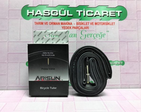 ARISUN BİSİKLET İÇ LASTİK 700X18/25C (PRESTA  48mm) HSGL