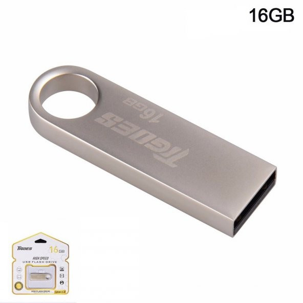 16 GB TİGOES USB / FLAŞ BELLEK METAL KASA 2.0 ORJİNAL TAİWAN ÜRETİM