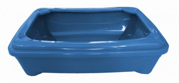 Patimax Kedi Tuvalet Kabı Mavi 12*37*50 cm