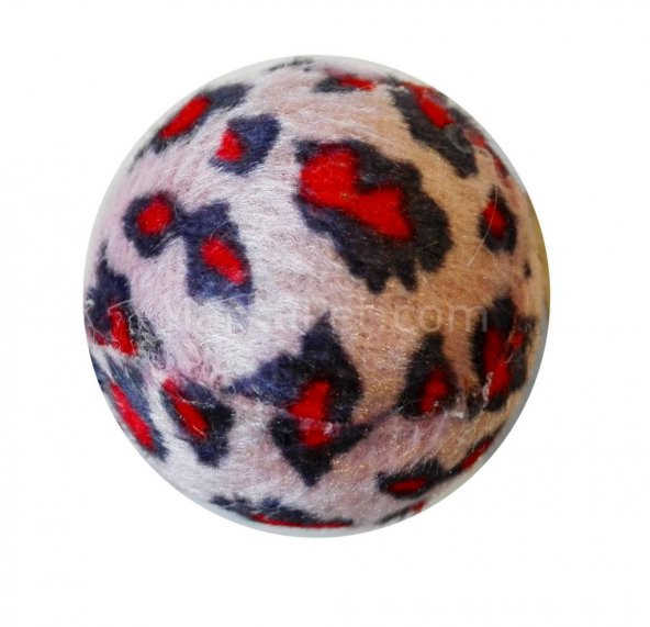 Karlie Sesli Kedi Oyun Topu (Kedi Otlu) Pembe 4 cm