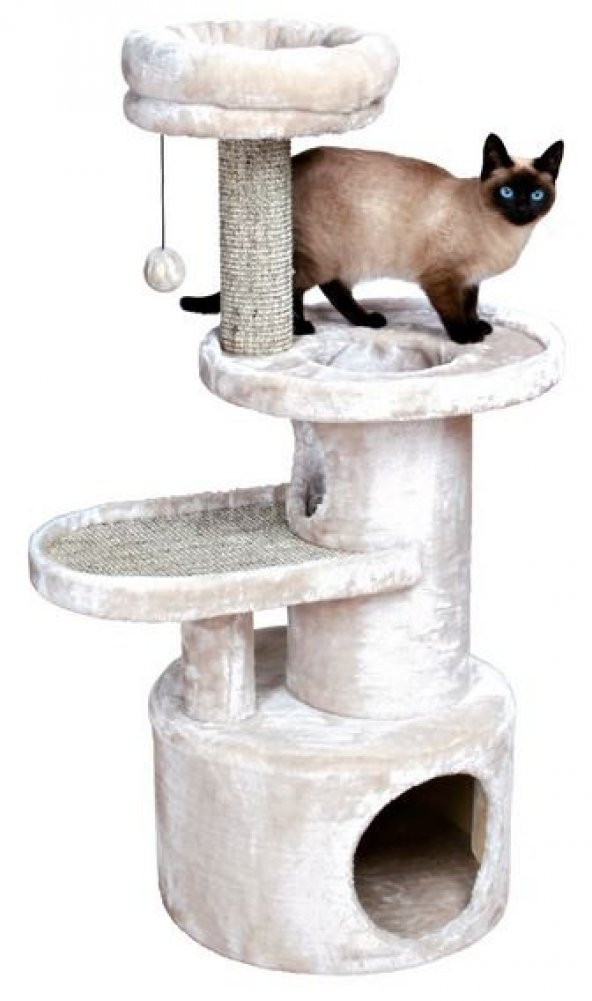 Trixie kedi oyun & tırmalama evi 111 cm, a.gri