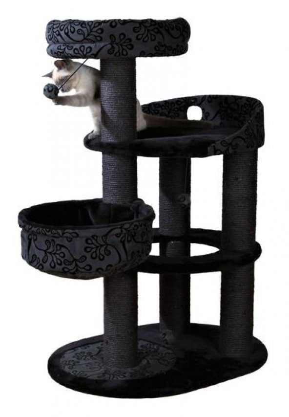 Trixie Kedi Gri-Siyah Oyun Tırmalama Evi, 114 cm