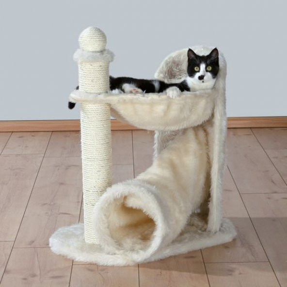 Trixie kedi oyun ve tırmalama evi, 61 cm, beyaz