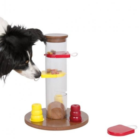 Köpek zeka eğitim oyuncağı, Kule 25×33×25 cm