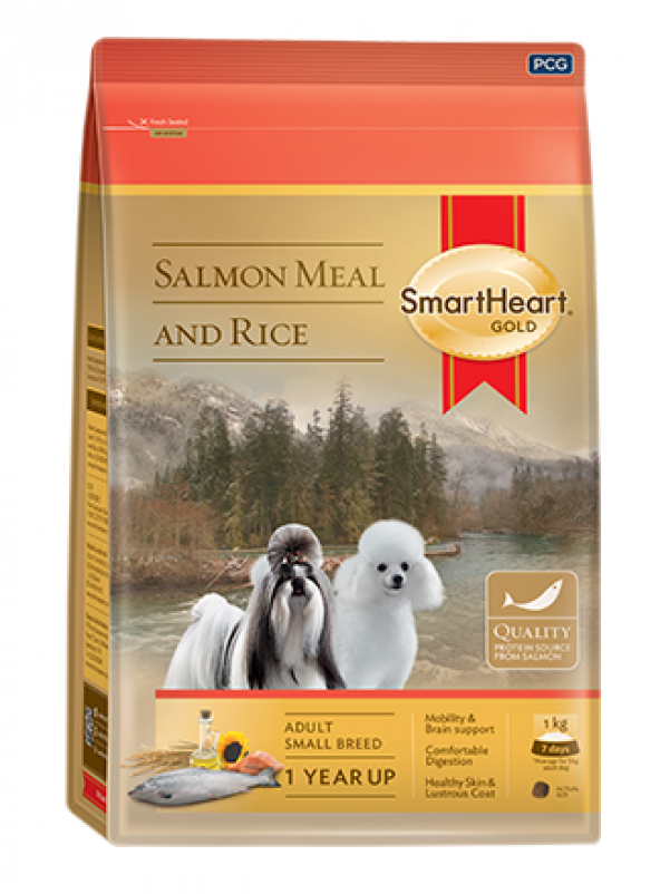 SmartHeart Gold Dog Food Small Breed Salmon 3 Kg