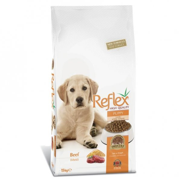 Reflex Biftekli Büyük Irk Yavru Köpek Maması 15 Kg