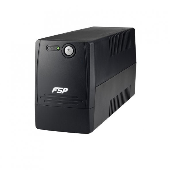 FSP 600va 360w FP600 LineInteractive LED Ekran 5/15 dk Siyah 1x 12v 7amper