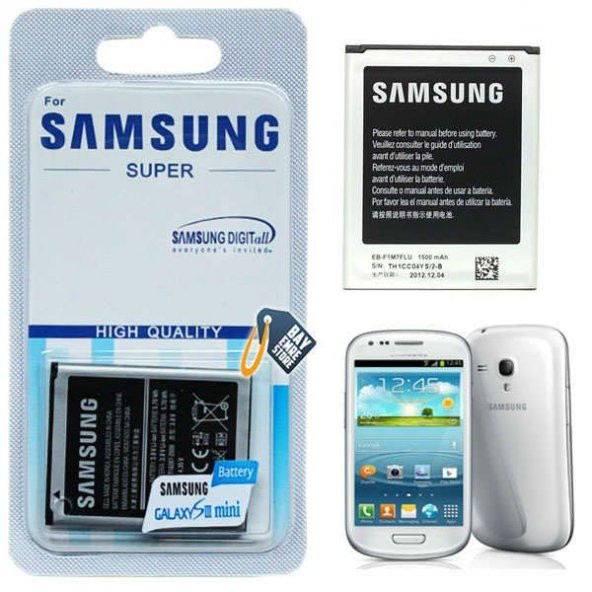 Samsung i8190 Galaxy S3 Mini Batarya (Garantili)