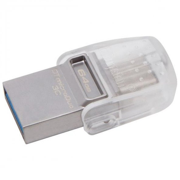 Kingston 64GB USB Flash Bellek OTG 3.0/3.1 Type-C DTDUO3C/64GB