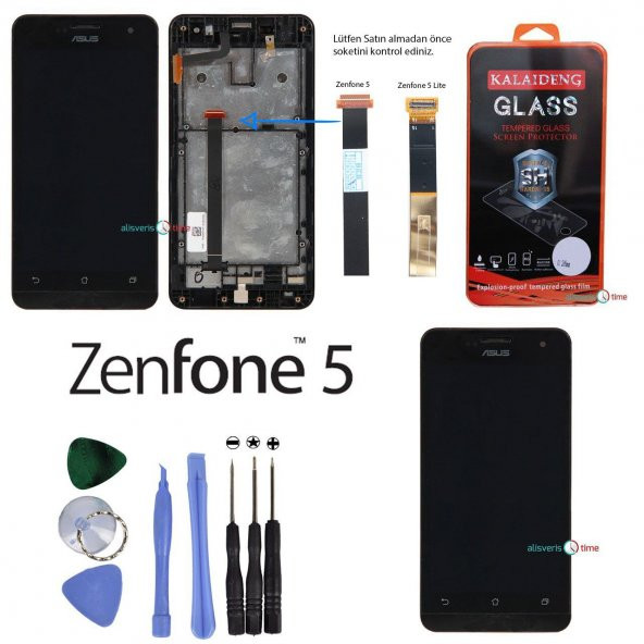 Asus Zenfone 5 Lcd Ekran - Dokunmatik (Full Çıtalı)