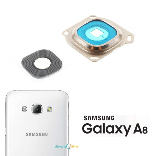 Samsung Galaxy A8 A800 Kamera Camı (Lensi) - Gold