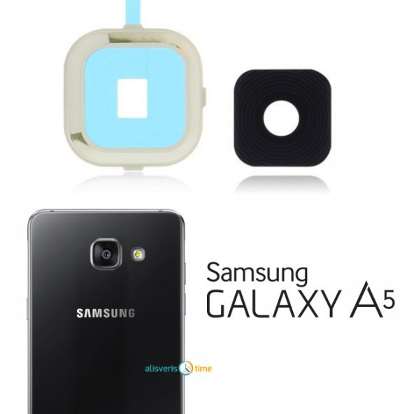 Samsung Galaxy A5 Kamera Camı (Lensi) - Gold
