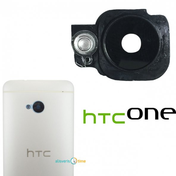 Htc One M7 Kamera Camı (Lensi) - Siyah