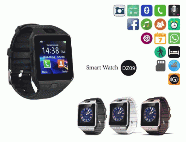 DZ09 Kameralı Akıllı Saat Smart Watch